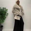 pelliccia sintetica foderata evergreen